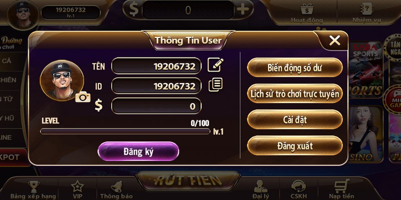Đăng ký tài khoản thành viên tham gia Live Tài Xỉu tại TDTC